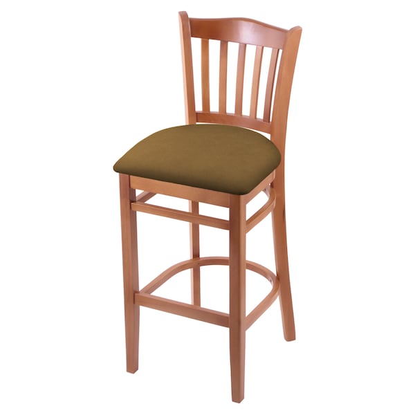 25" Counter Stool, Medium Finish, Canter Saddle Seat